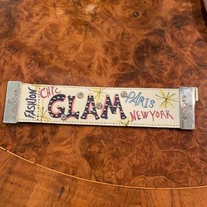 Brighton Tom Clancy leather cuff bracelet